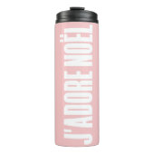 J'adore Noël. Thermosbeker (Voorkant)