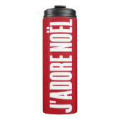 J'adore Noël. Thermosbeker (Voorkant)