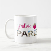 J'adore Paris, Cats in Love, Hearts Butterflies Koffiemok (Links)