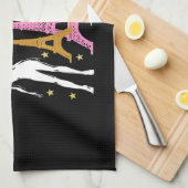 J'ADORE PARIS EIFFELTOREN ONTWERP THEEDOEK (Quarter Fold)