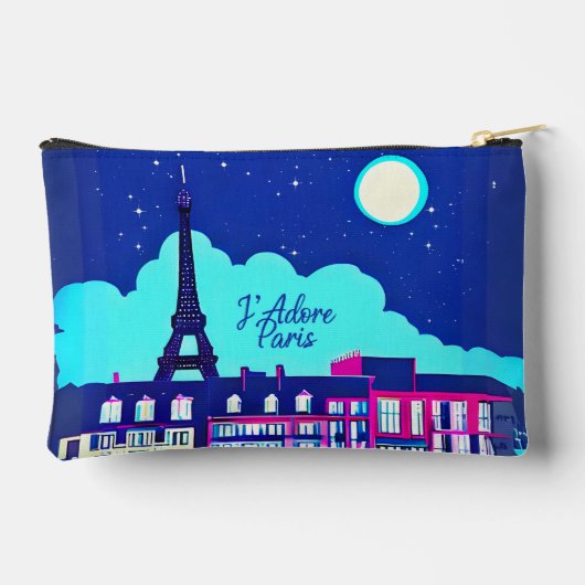 J'adore Paris - Fantasie Parijs onder een volle ma Etui (Achterkant)