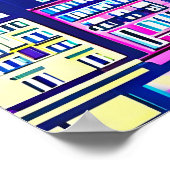 J'adore Paris - Fantasie Parijs onder een volle ma Poster (Hoek)