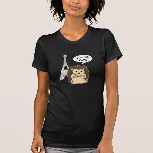 J'Adore Paris HedgeHog Shirten T-shirt (Voorkant)