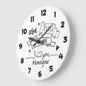 J'Adore Paris Ik hou van je Paris Grote Klok (Hoek)