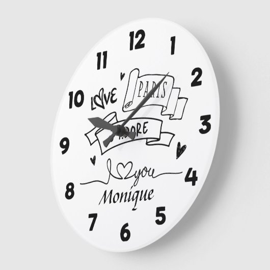 J'Adore Paris Ik hou van je Paris Grote Klok (Hoek)