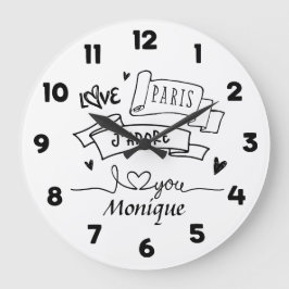 J'Adore Paris Ik hou van je Paris Grote Klok