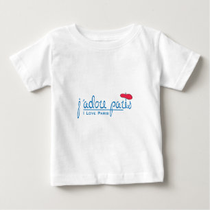 j'adore Paris (ik hou van Parijs) met rode bessen