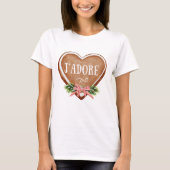 Jadore Paris Kerstmis T-shirt (Voorkant)