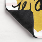 J'adore Quote | Zwart-gouden hart Muismat (Hoek)