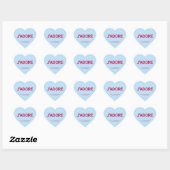 J'adore schattig Valentijnsdag aangepaste conversa Hart Sticker (Vel)
