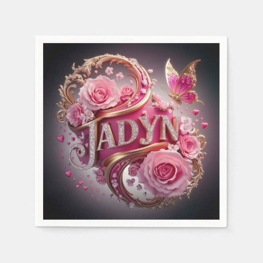 Jadyn, Verjaardag Servet (Voorkant)