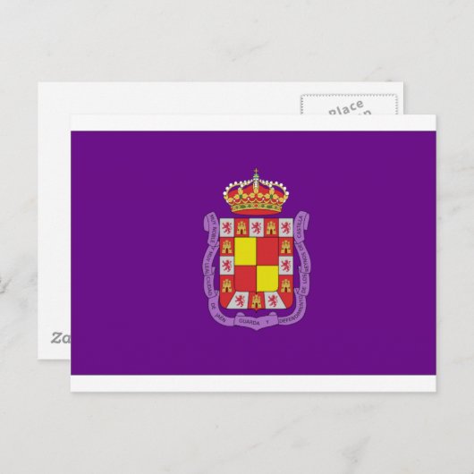Jaén Flag Briefkaart (Voorkant / Achterkant)