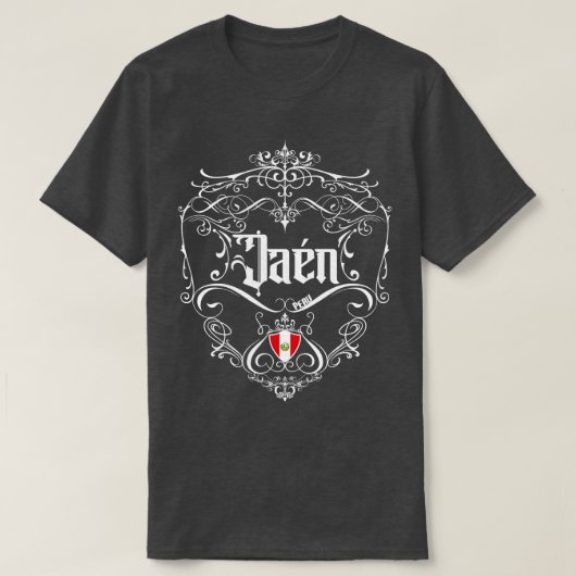Jaen  ontwerp 1 t-shirt (Design voorkant)