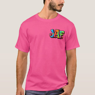 JAF graffiti stijl - kleurrijke urban art typograf T-shirt