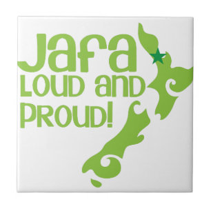 JAFA Loud en trots! (Nieuw-Zeeland Auckland) Tegeltje
