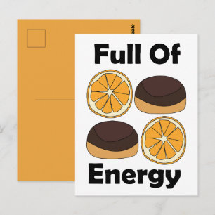 Jaffa Chocolade Sinaasappel Cake Vol Energie Briefkaart