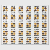 Jaffa Chocolade Sinaasappel Cake Vol Energie Cadeaupapier (Vlak)