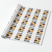 Jaffa Chocolade Sinaasappel Cake Vol Energie Cadeaupapier (Uitgerold)