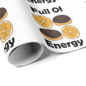 Jaffa Chocolade Sinaasappel Cake Vol Energie Cadeaupapier (Rol Hoek)