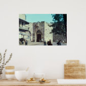 Jaffa Gate Jerusalem Israël 1950 - 77 Poster (Keuken)