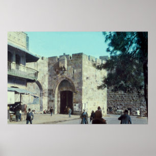 Jaffa Gate Jerusalem Israël 1950 - 77 Poster