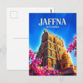 Jaffna Sri Lanka Briefkaart (Voorkant / Achterkant)