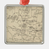 Jaffrey, Cheshire Co Metalen Ornament (Voorkant)