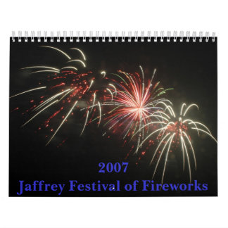 Jaffrey Festival of Fireworks in 2007 Kalender