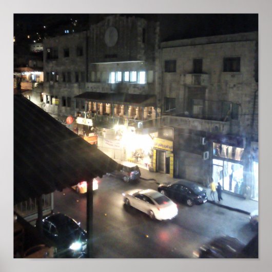 Jafra Cafe, Old Downtown, Jordanië Poster (Voorkant)