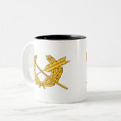 Jag 1 tweekleurige koffiemok (Voorkant links)