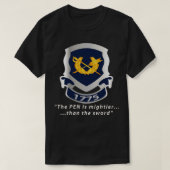 JAG Corps Crest Pen is Mighter X T-shirt (Design voorkant)