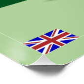 Jag D-Type at Silverstone Perfect Poster (Hoek)