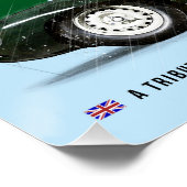 Jag D-Type Tribute Perfect Poster (Hoek)