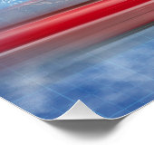 Jag E-Type Coupe Blueprint Perfect Poster (Hoek)