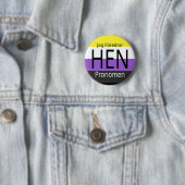 Jag föredrar hen pronomen - knapp ronde button 5,7 cm (In situ)