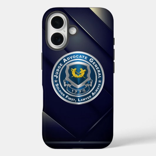 JAG Rechter advocaat-generaal Case-Mate iPhone Case (Achterkant)