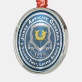 JAG Rechter advocaat-generaal Metalen Ornament (Links)