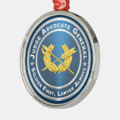 JAG Rechter advocaat-generaal Metalen Ornament (Links)