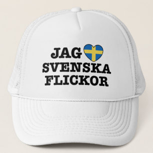 Jag Svenska Flickor Trucker Pet