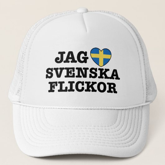 Jag Svenska Flickor Trucker Pet (Voorkant)