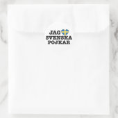 Jag Svenska Pojkar Ronde Sticker (Tas)