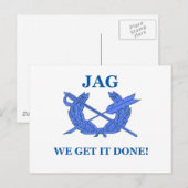 Jag, we doen het. briefkaart (Voorkant / Achterkant)