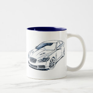 Jag XFR 2009 Tweekleurige Koffiemok