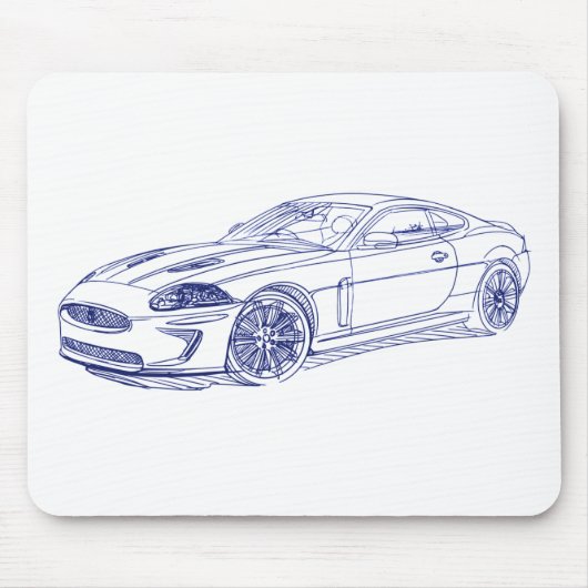 Jag XKR 2011 Muismat (Voorkant)