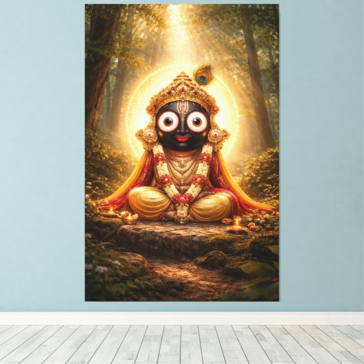 Jagannath Canvas Afdruk (Insitu (Houten vloer))