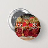 Jagannatha Deities Button (Voorkant /achterkant)