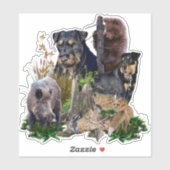 Jagdanger Apache tegen Renbrad. Sticker (Vel)