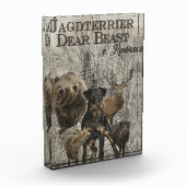 Jagdanger, Beste Beast tegen Renbrad Paperweight Fotoblokken (Links)