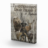 Jagdanger, Beste Beast tegen Renbrad Paperweight Fotoblokken (Rechts)