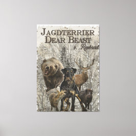 Jagdanger, Beste Beast tegen Renbrad Paperweight P Canvas Afdruk
